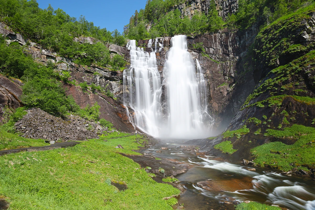 Norwegen Skjervsfossen